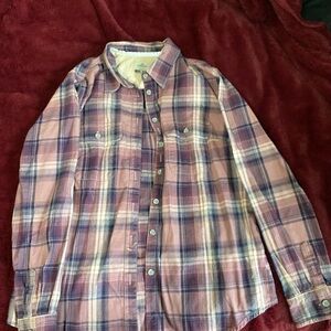 Plaid Button-Up Women's Jacket